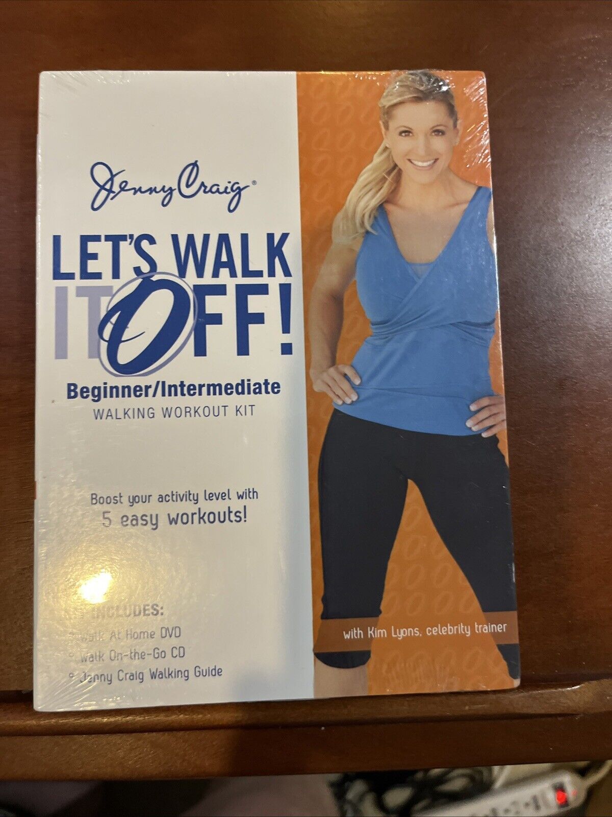 Jenny Craig: Let's Walk It (DVD) (2-Disc Set) Brand New