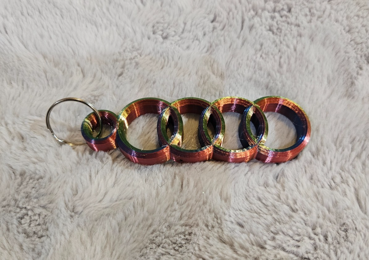 Audi Inspired 3D Printed Key Chains - Choose