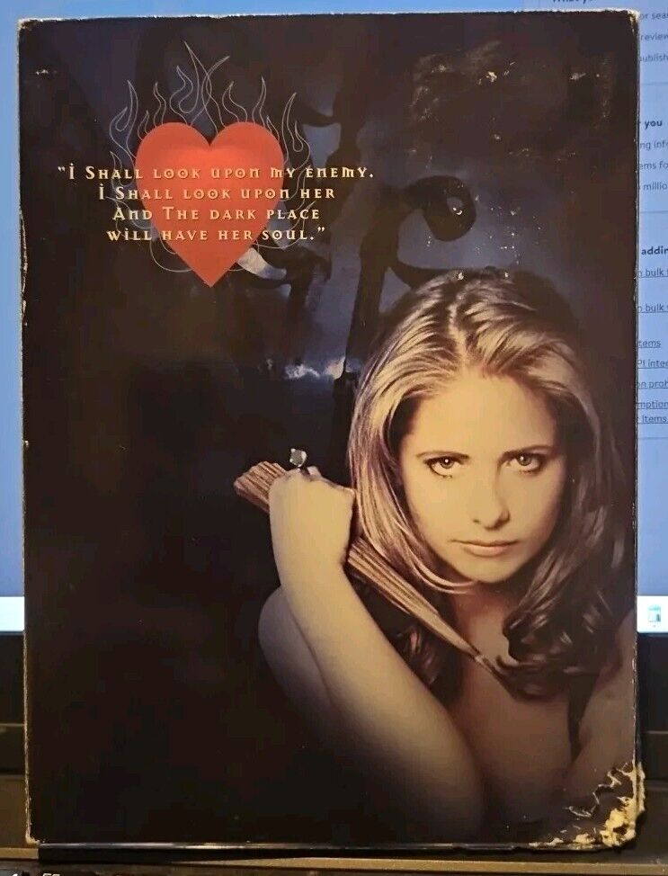 Buffy the Vampire Slayer: Season 1 (DVD, 1997) Cover Worn.  No Scratches. Tested