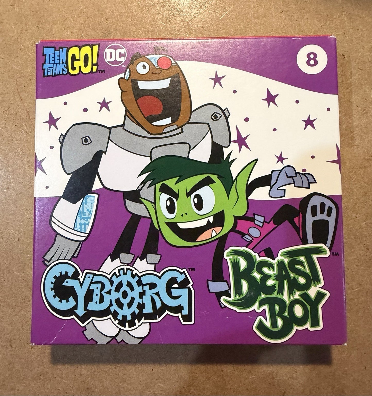 DC Comics Teen Titans Go! Cyborg & Beast Boy Trivia Toy McDonald's 2023 NEW
