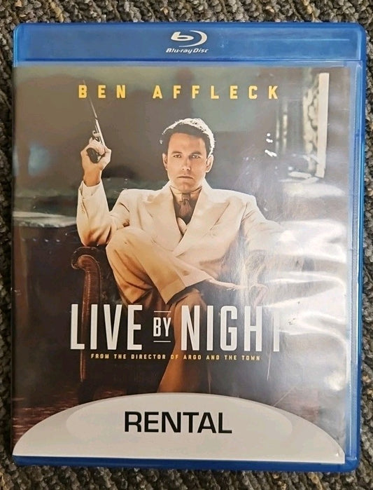 Live By Night (Blu-ray, 2017) Tested, no scratches.