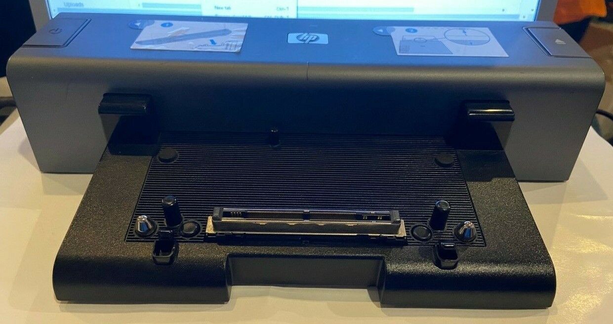 HP HSTNN-IX01 EN48AA Docking Station w/ Dual Link DVI + Power Adapter -Tested