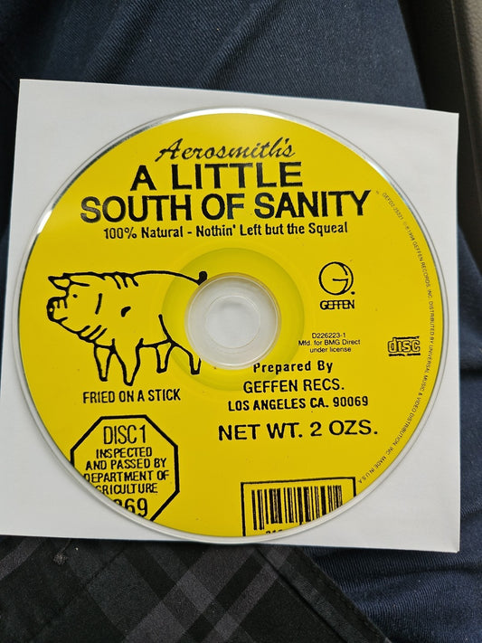 Little South of Sanity by Aerosmith (CD, 1998) Disc Only. Tested