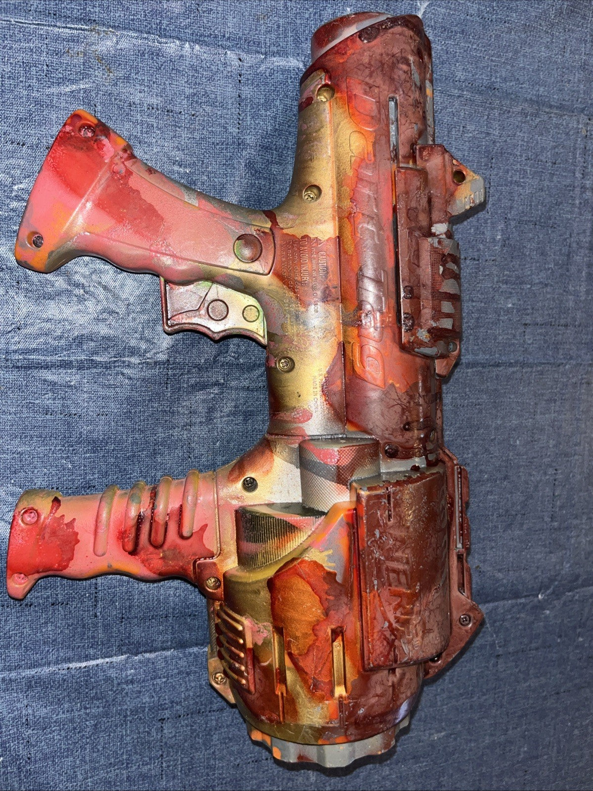 Nerf Darc Tag 10 Round Pump Action Revolver - Painted