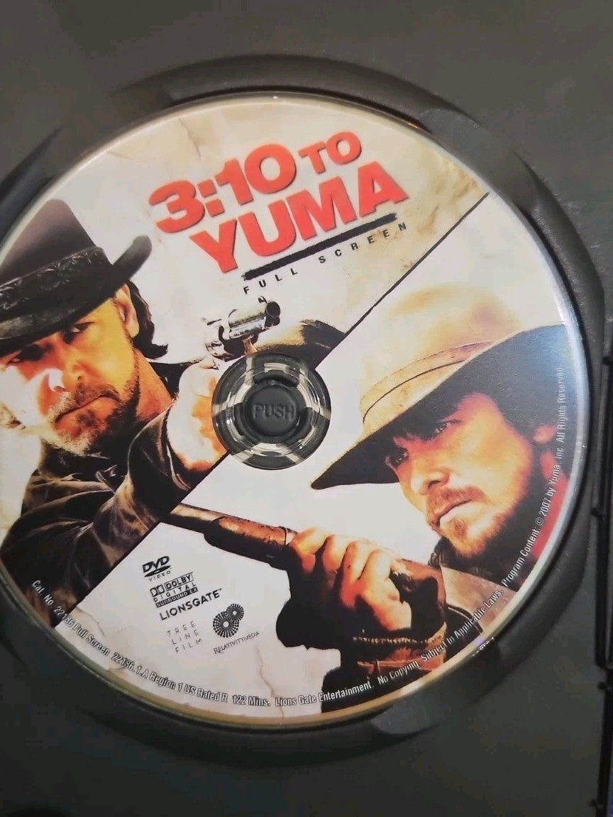 3:10 to Yuma (DVD, 2007) Tested slim case cropped artwork.