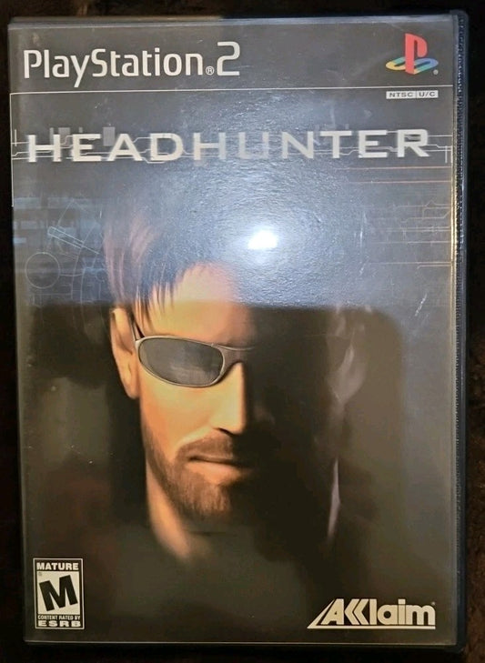 Head Hunter - Sony PlayStation 2. No Game. Case + Artwork + Manual ONLY