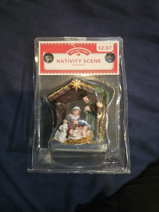 Holiday Time Nativity Scene