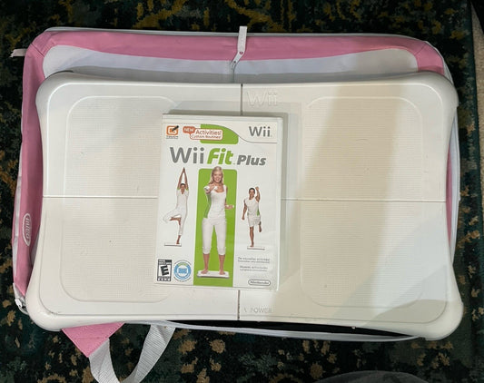 Nintendo Wii Balance Board Bundle With Wii Fit and Carrying Case