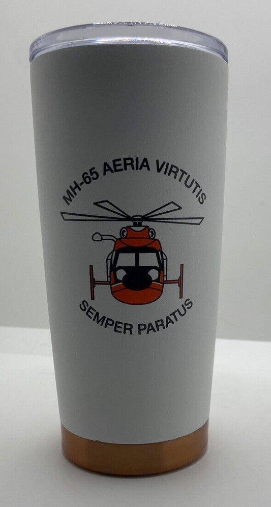 ‘JOE’ 20oz Double Wall Tumbler “Airbus” “Semper Paratus” “MH-65 Aeria Virtutis”