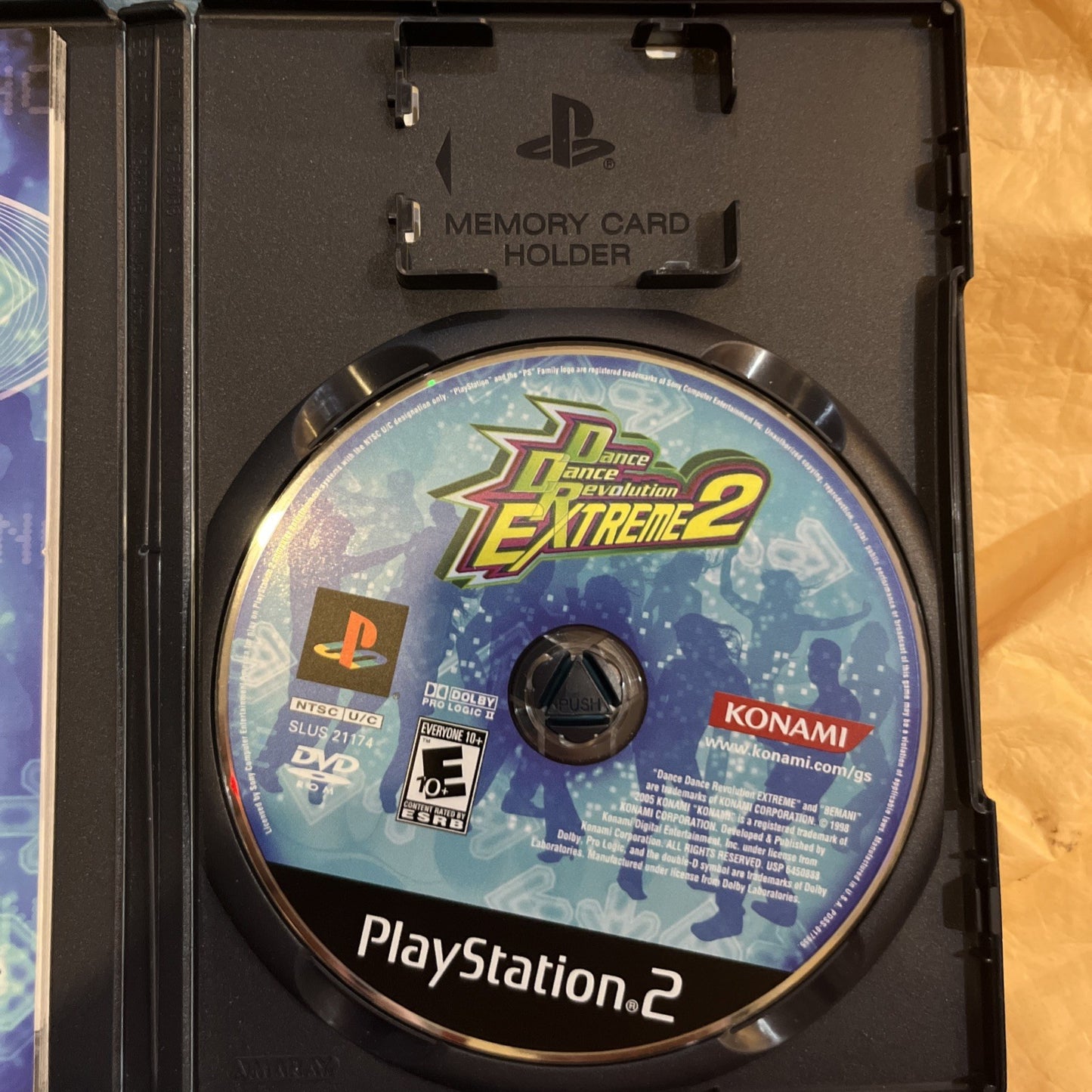 Dance Dance Revolution Extreme 2 (PS2) Manual. Tested.