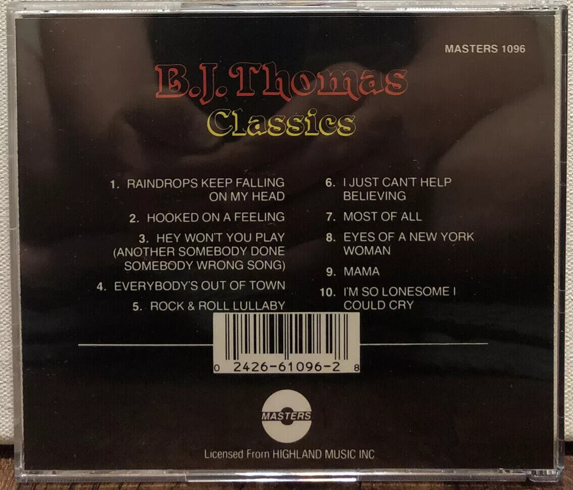 B. J. Thomas - Classics (CD)