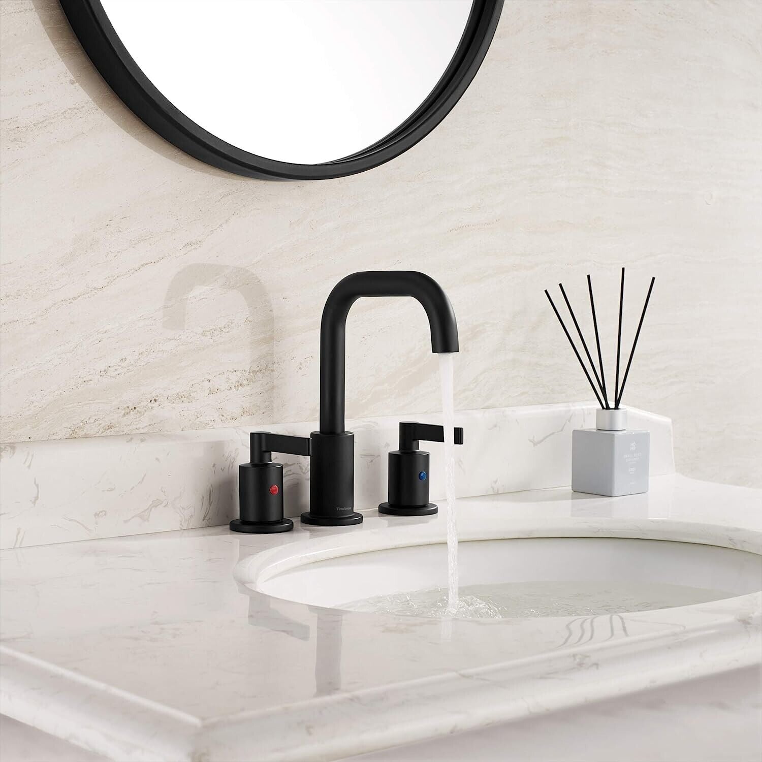 TImeArrow TAF288S-MT Black Matte Faucet Set