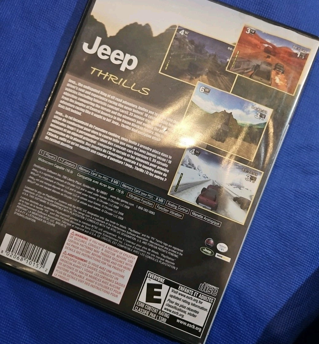 Jeep Thrills (Sony PlayStation 2, 2008) Sealed