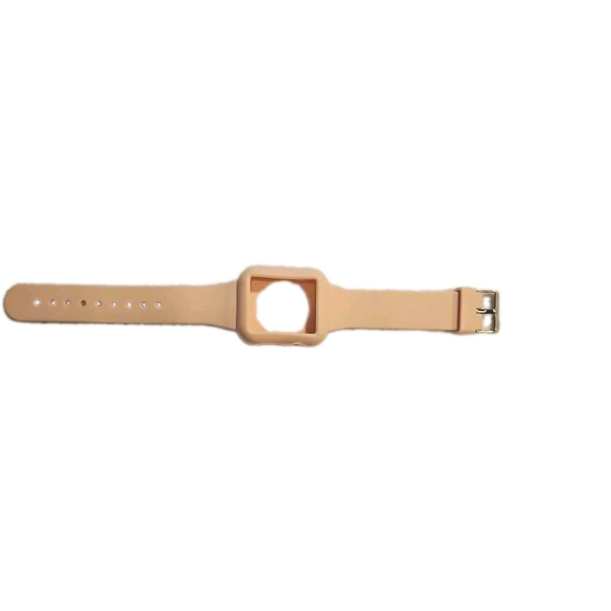 42/44mm Peach Silicone Band w Protective Case for Apple Watch Series 4 5 6...