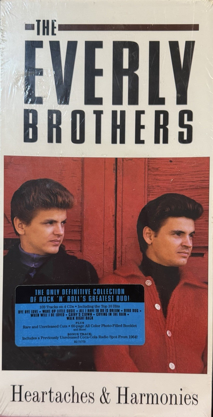 The Everly Brothers : Heartaches & Harmonies 4 Disc Long Box Set NEW Sealed!!!