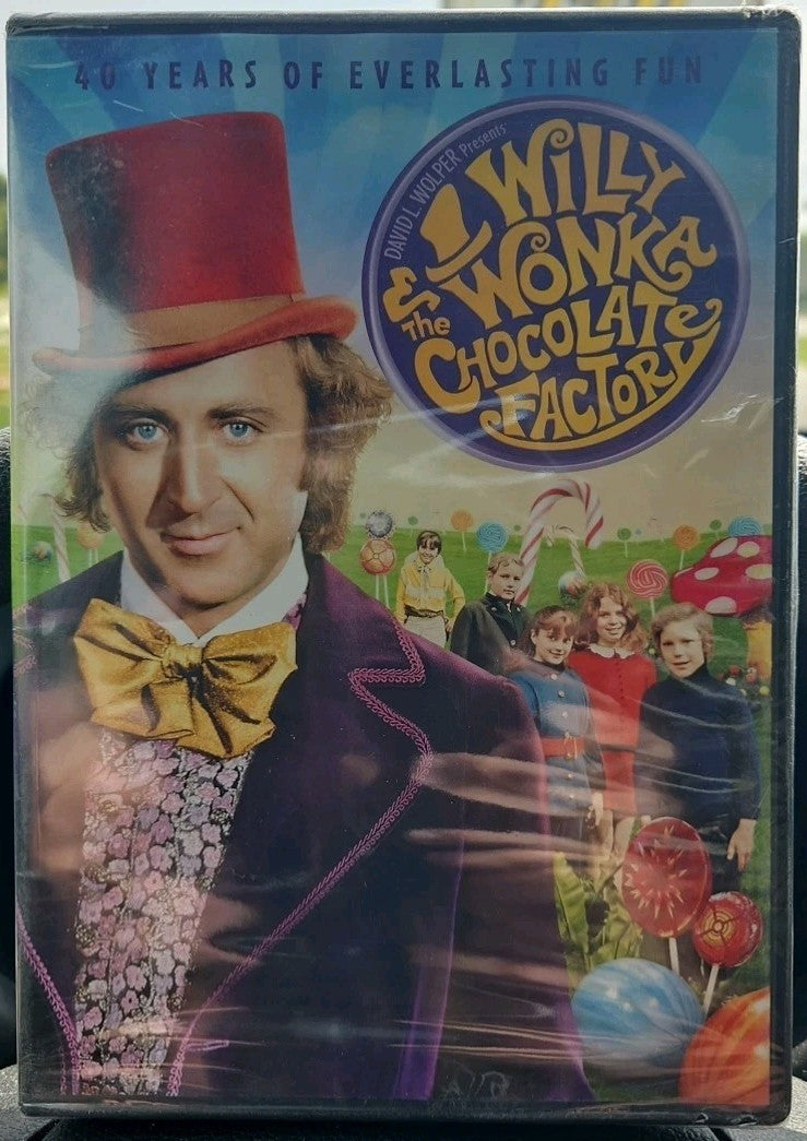 Willy Wonka & the Chocolate Factory (DVD, 1971) Sealed