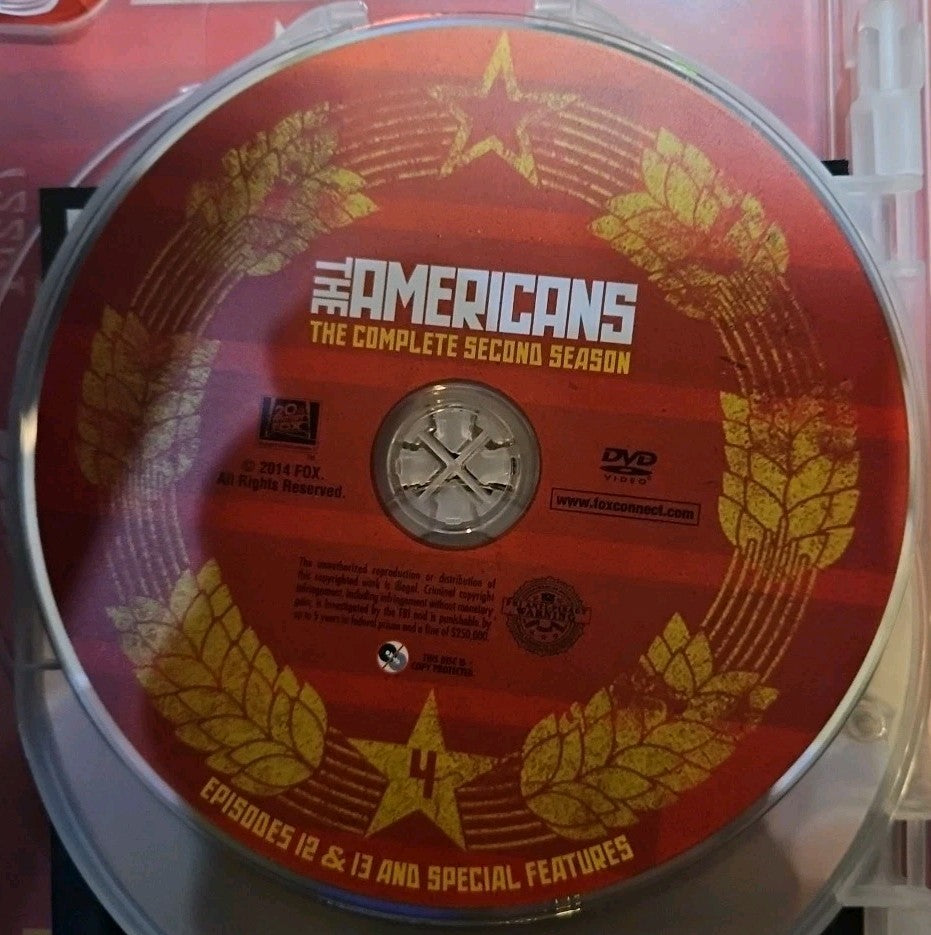 The Americans: the Complete Second Season (DVD, 2014) Missing Disc 2. Tested