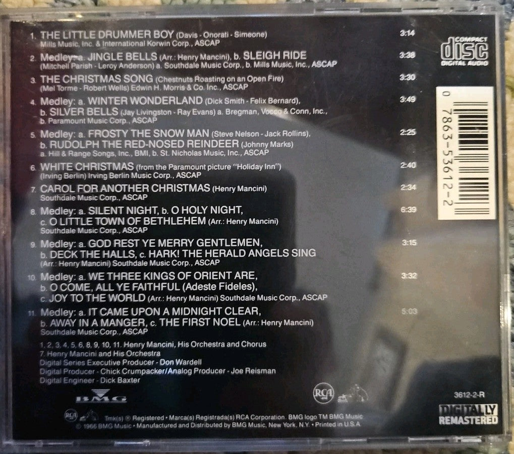 Merry Mancini Christmas by Henry Mancini (CD, 1990) New