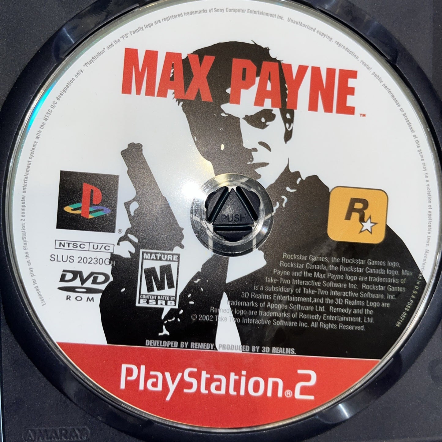 Max Payne (PS2) Tested. Manual. Original Case