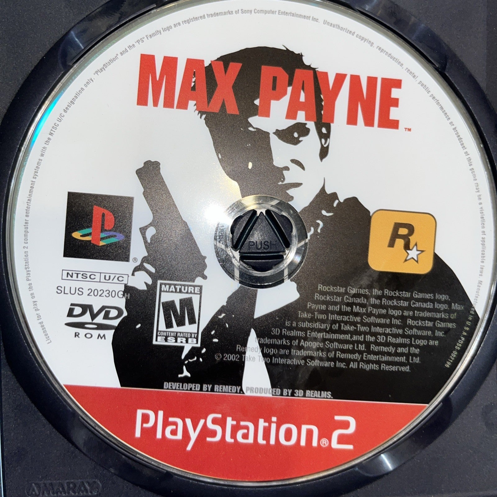 Max Payne (PS2) Tested. Manual. Original Case