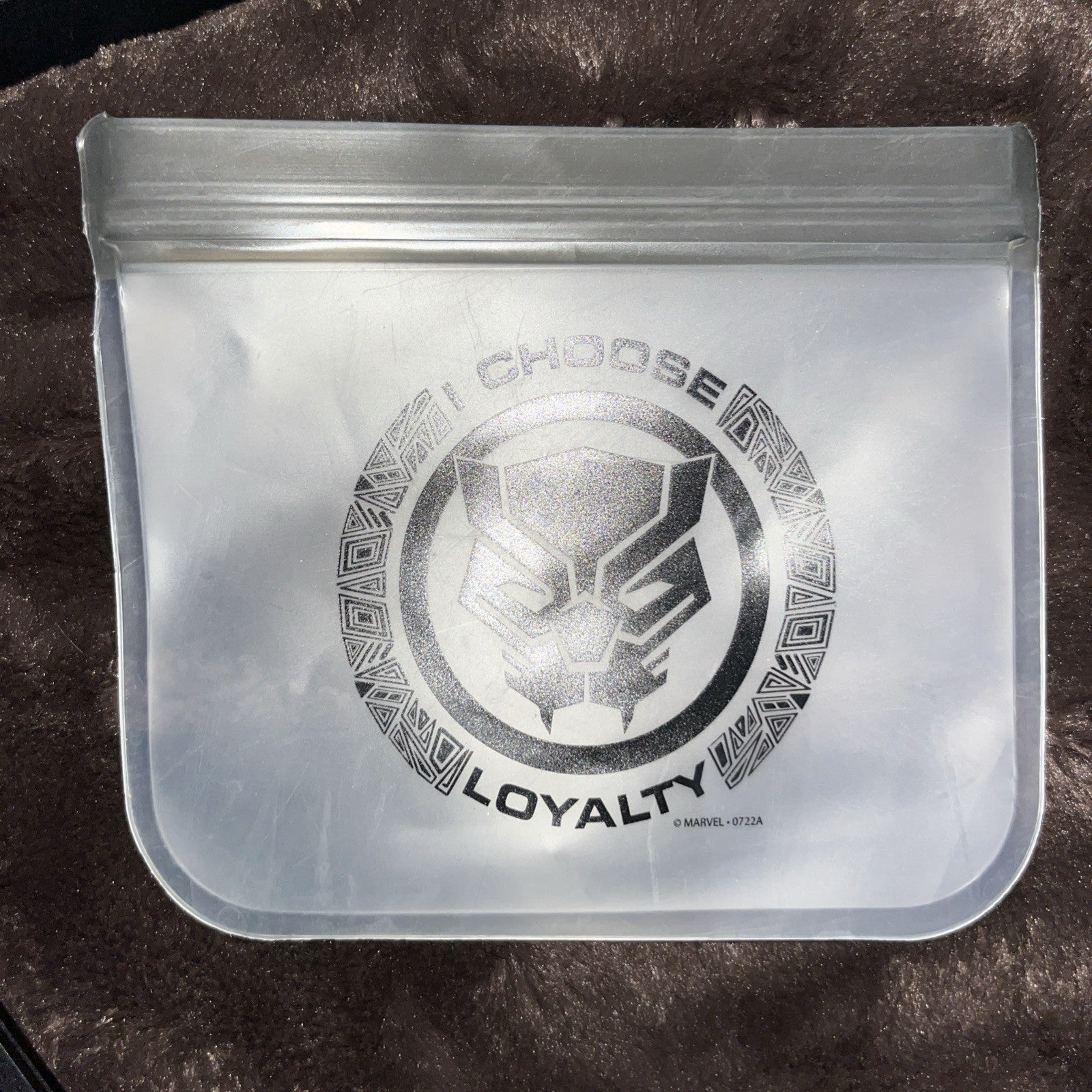 Black Panther Zip Pouch 5” x 6”