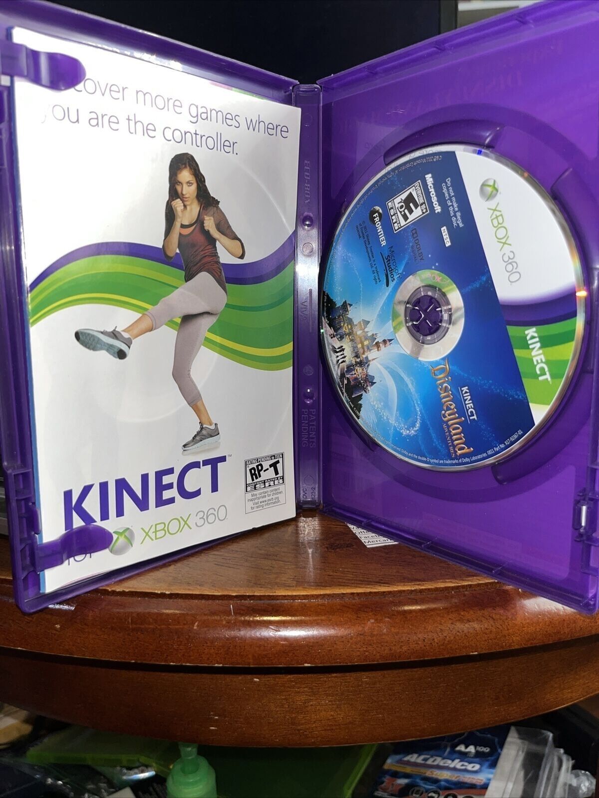 Kinect Disneyland Adventures (Microsoft Xbox 360, 2011) TESTED. NEW CASE