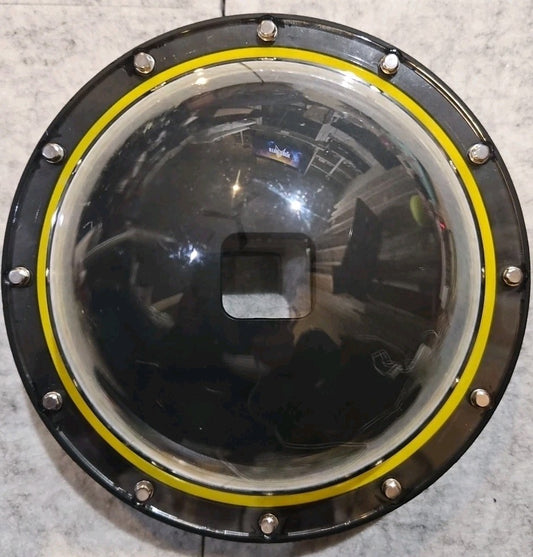 Telesin 6" Dome Port Waterproof Housing Case w/ no Handle for GoPro HERO 8 