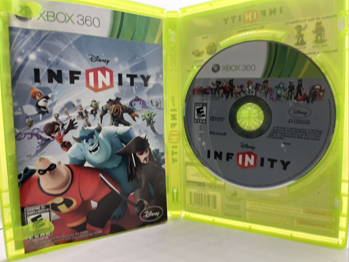 Disney Infinty (Xbox 360, 2013) Manual Included