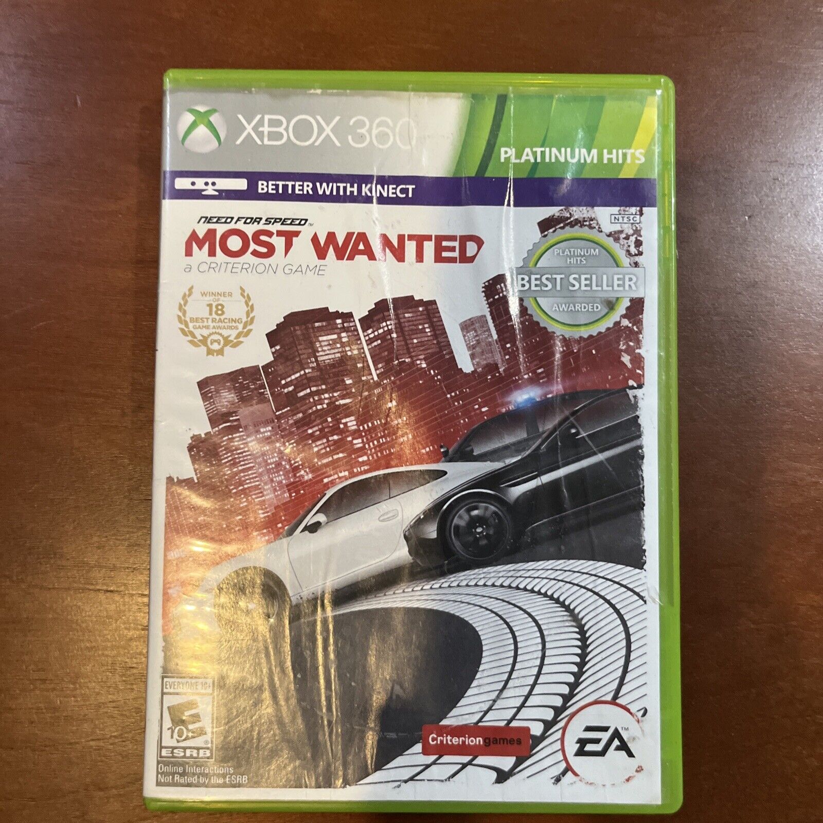 Need for Speed: Most Wanted - Limited - Xbox 360 - Tested. ￼ Worn Artwork. ￼