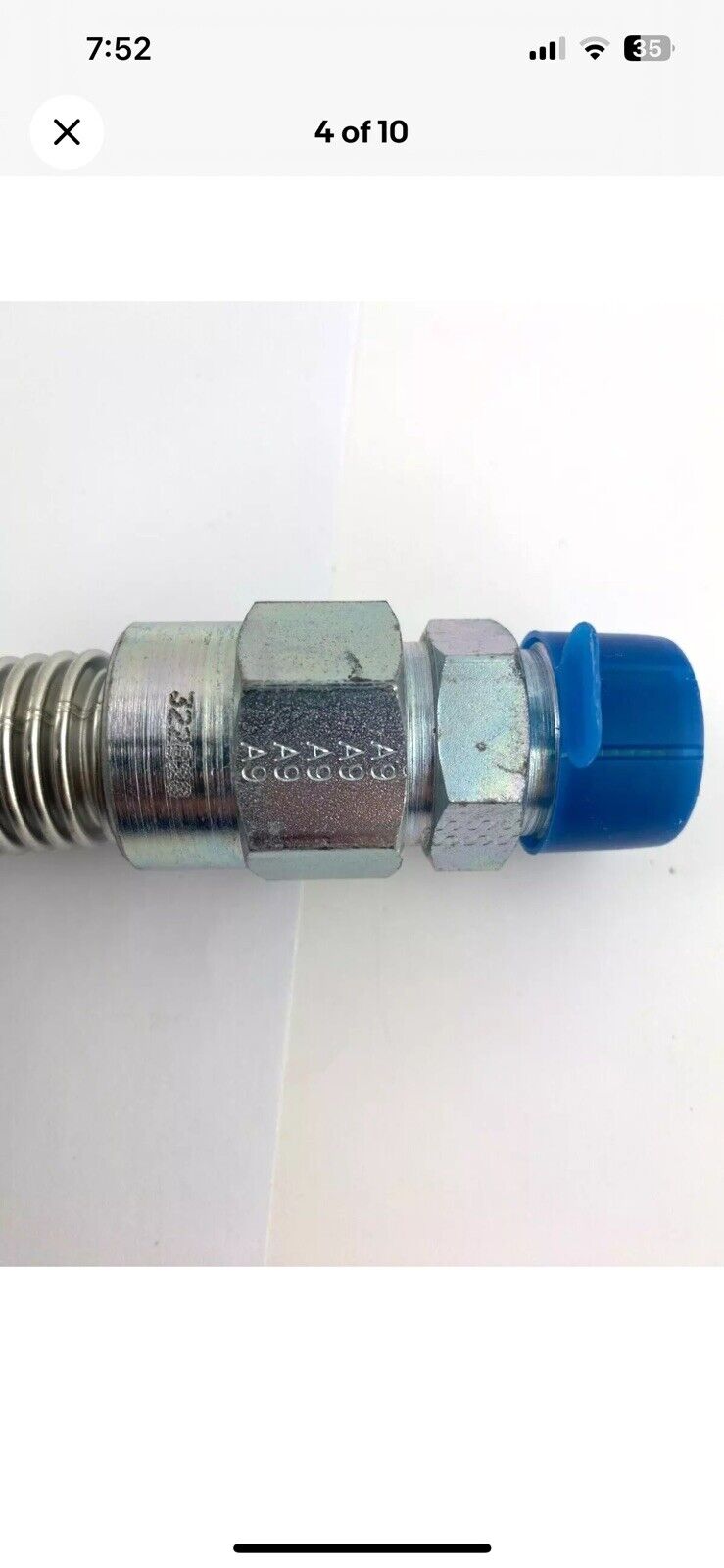 Dormont 376-92-M Stainless Steel Gas Connector 3/4” X 14” Male / Male New