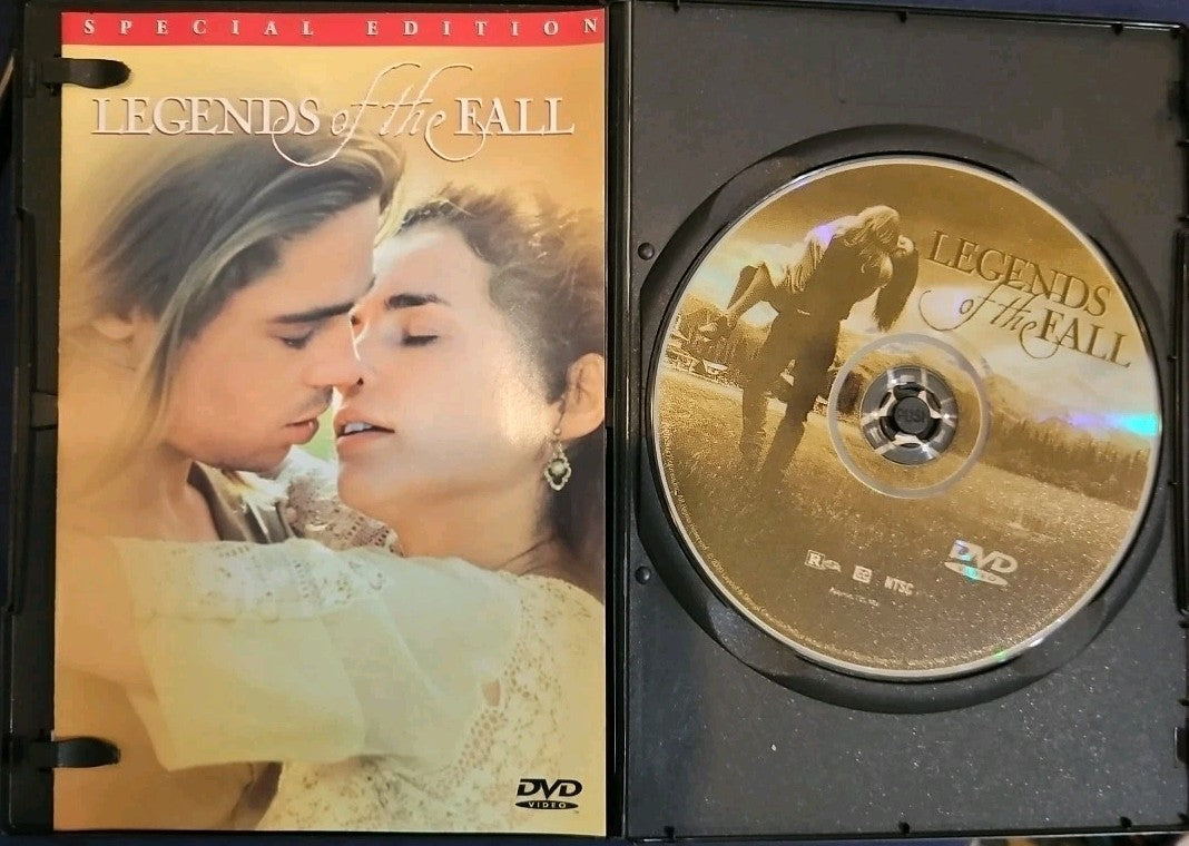 Legends of the Fall (DVD, 1994) Slim Case. Cropped Sleeve