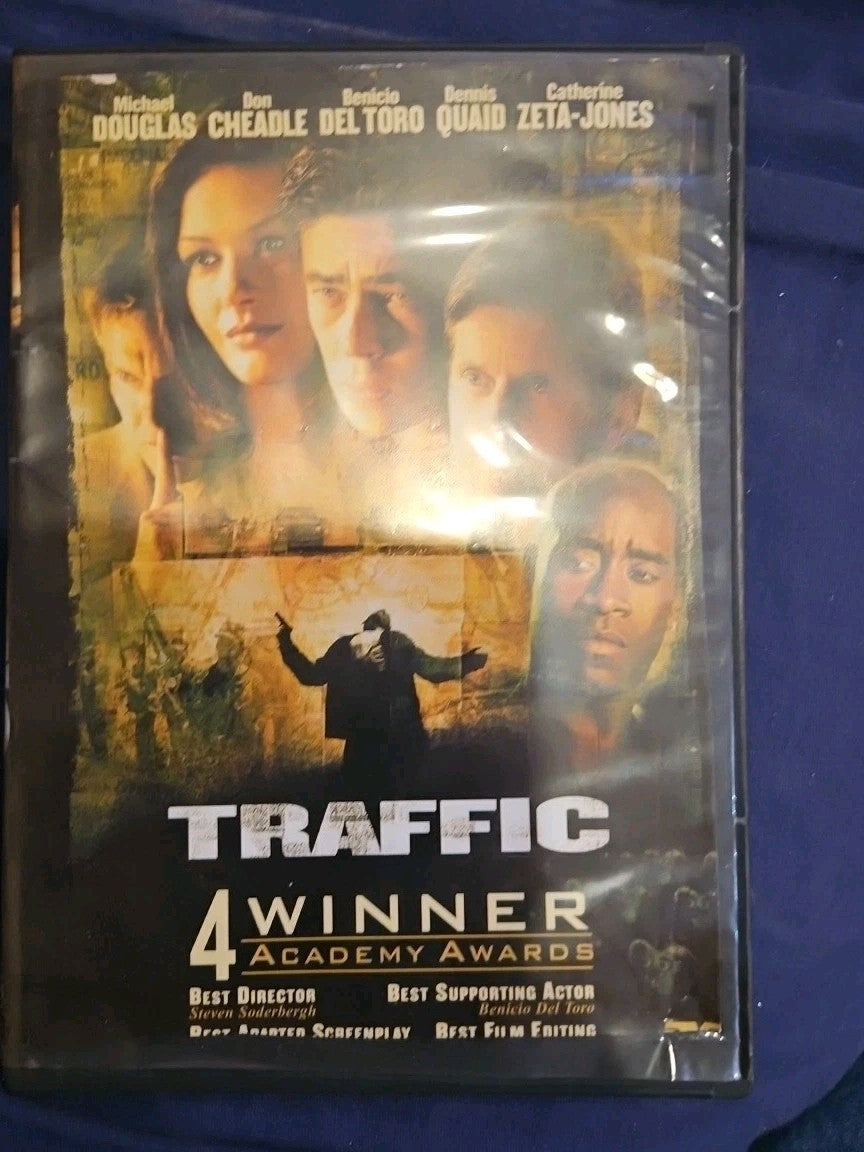 Traffic (DVD, 2001) Slimcase. Cropped Sleeve.
