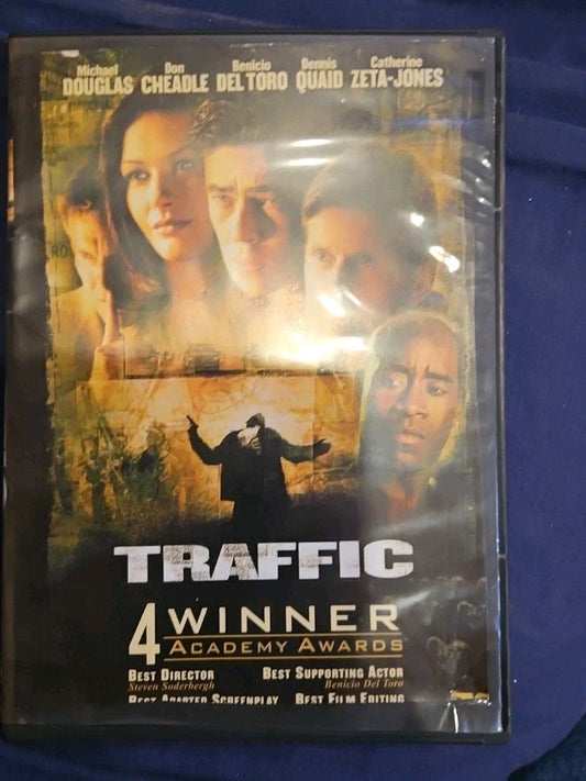 Traffic (DVD, 2001) Slimcase. Cropped Sleeve.