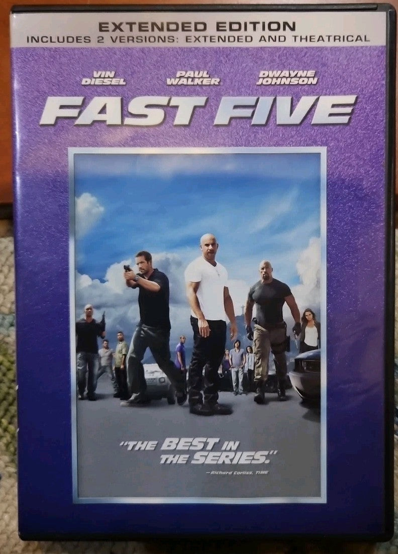 Fast Five (DVD, 2011, Rated/Unrated) New Sealed