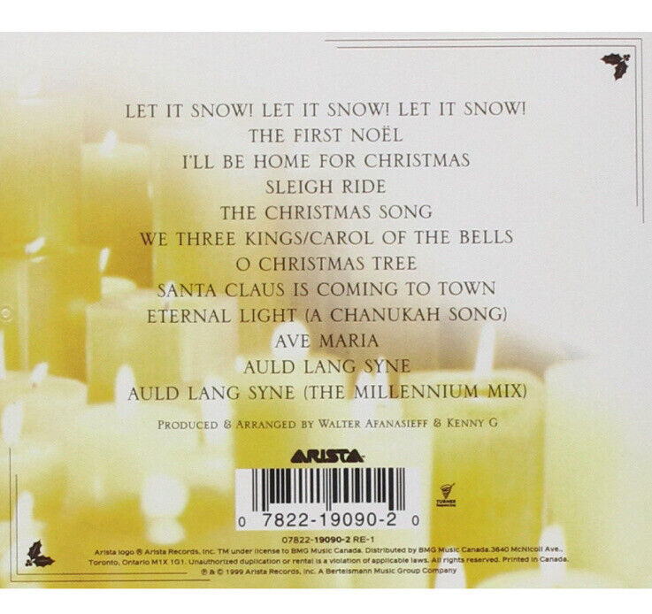 Faith: A Holiday Album by Kenny G (CD, Dec-1999, Arista)