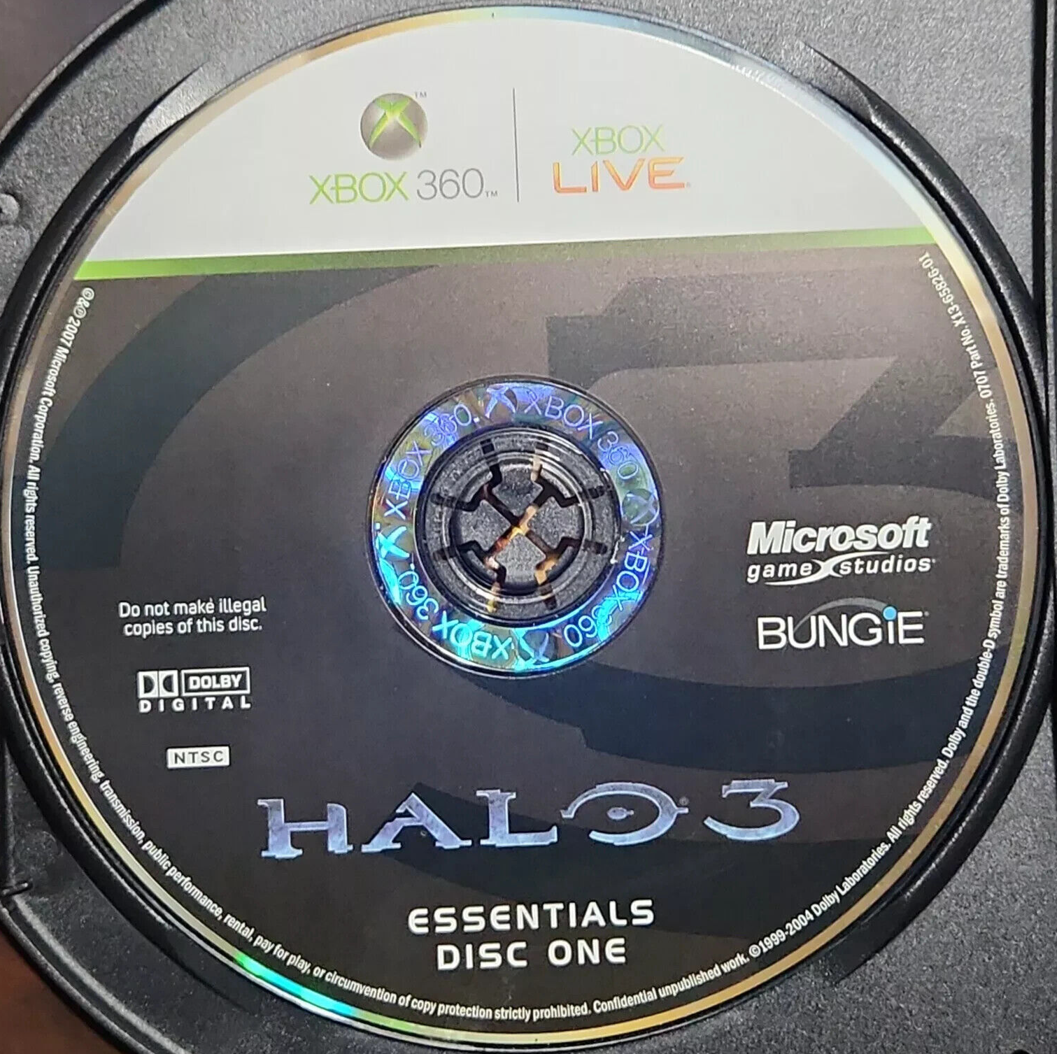 Halo 3 Essentials (Xbox 360) CIB. New Case. Tested. Requires Halo 3 Game