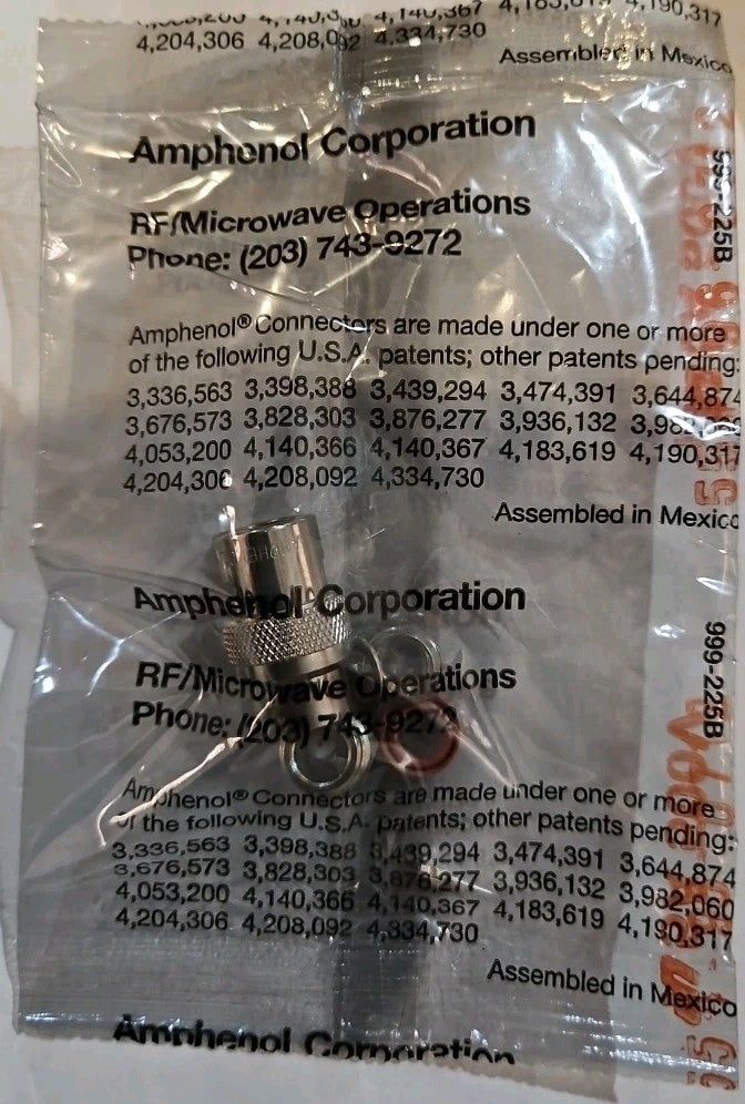 Amphenol 79525 BNC Connector 5A 500V 551-960712