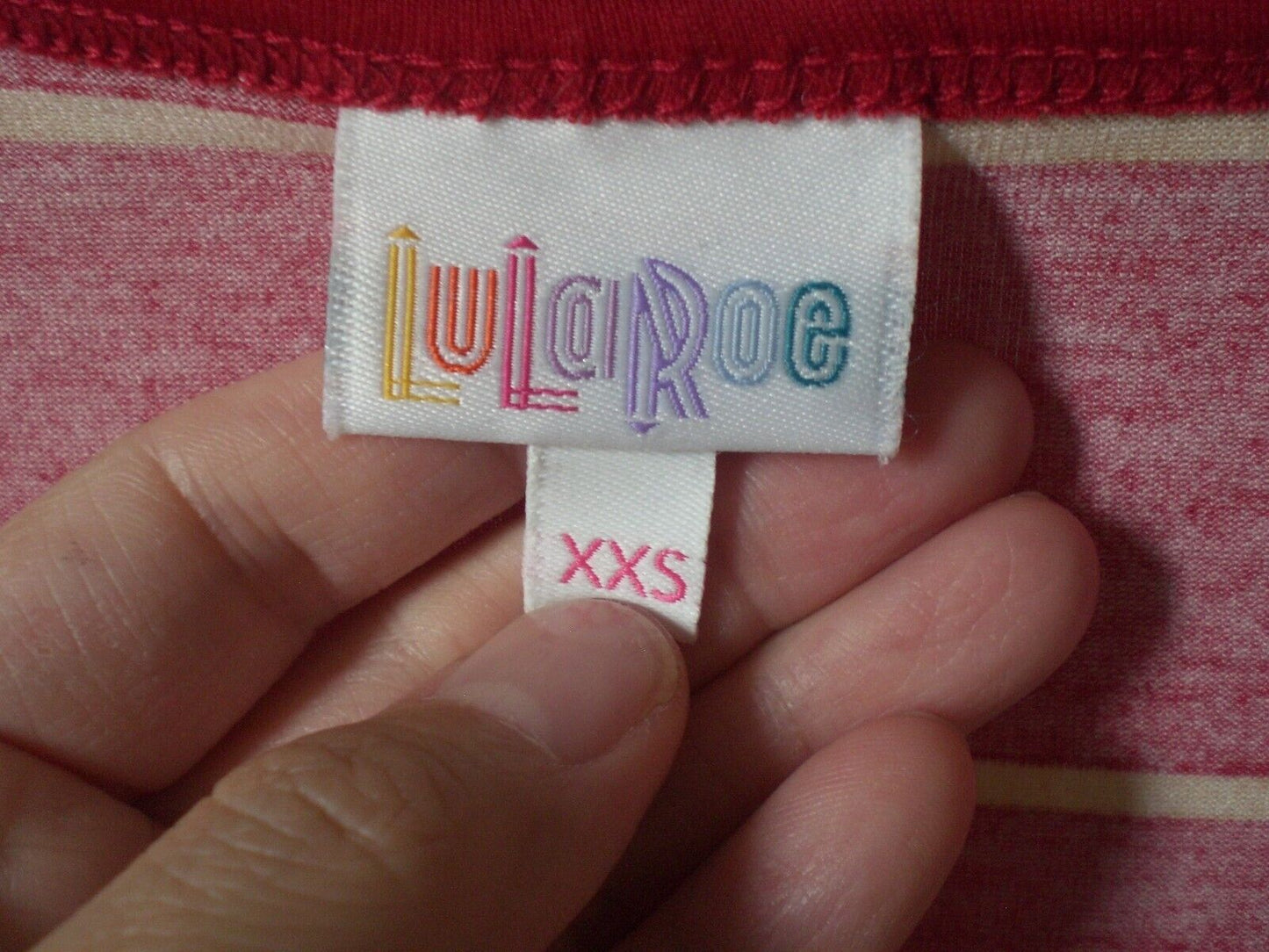 Lularoe XXS Irma Top Shirt Blouse Tunic Red Mustard NEW with Tags