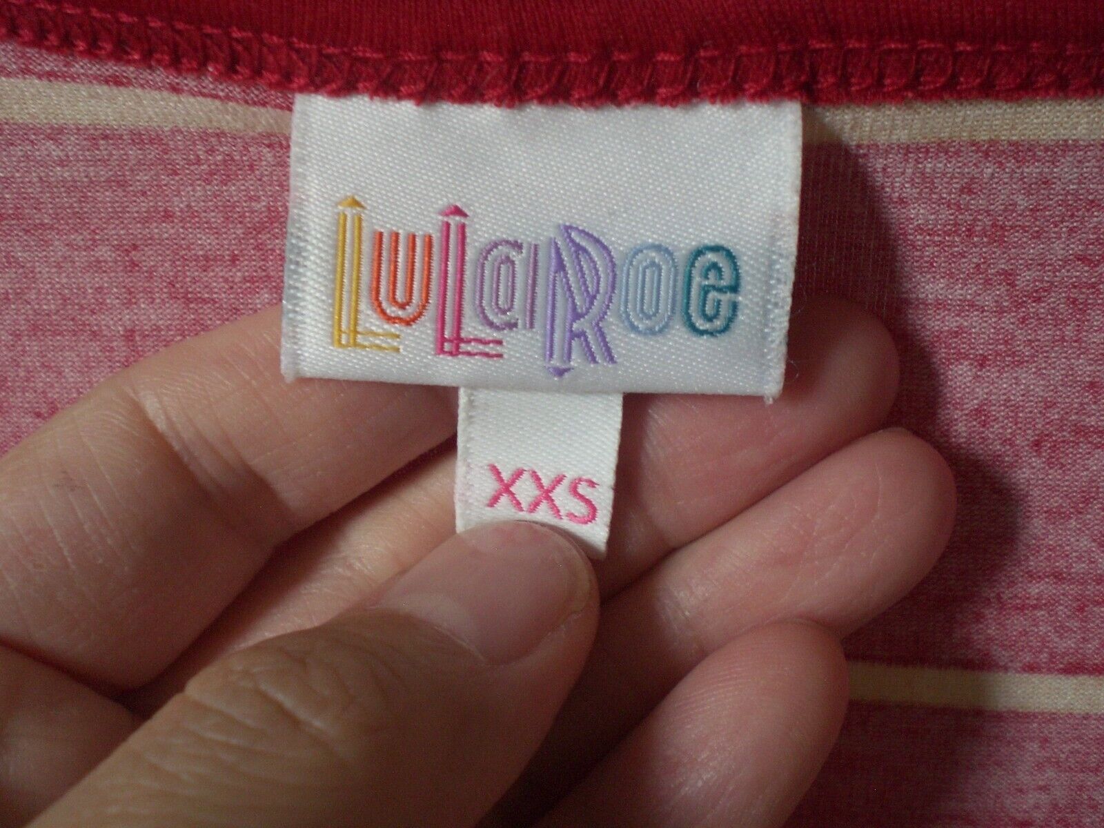 Lularoe XXS Irma Top Shirt Blouse Tunic Red Mustard NEW with Tags