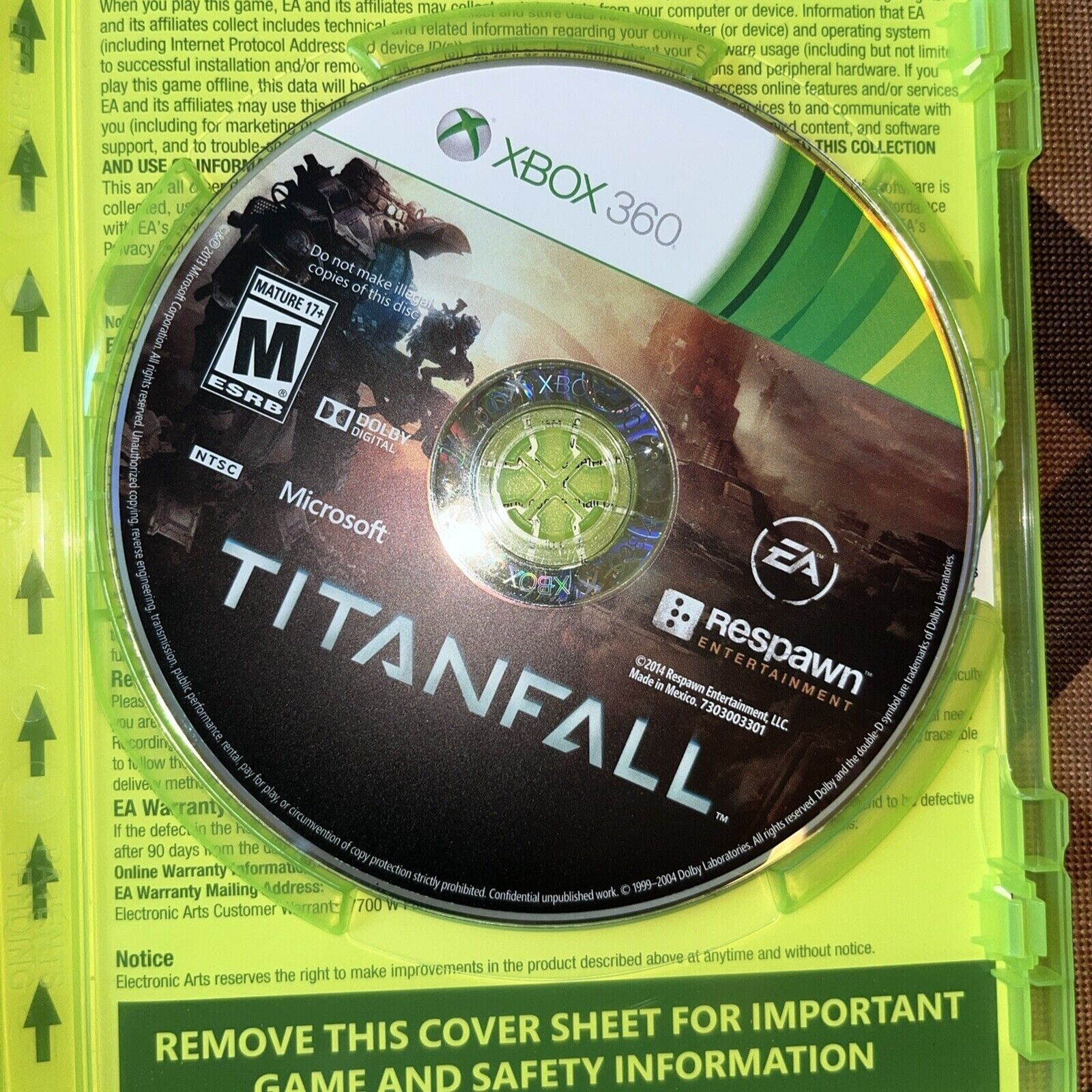Titanfall (Microsoft Xbox 360, 2014) NEW CASE.TESTED. NO SCRATCHES. RESEALED.
