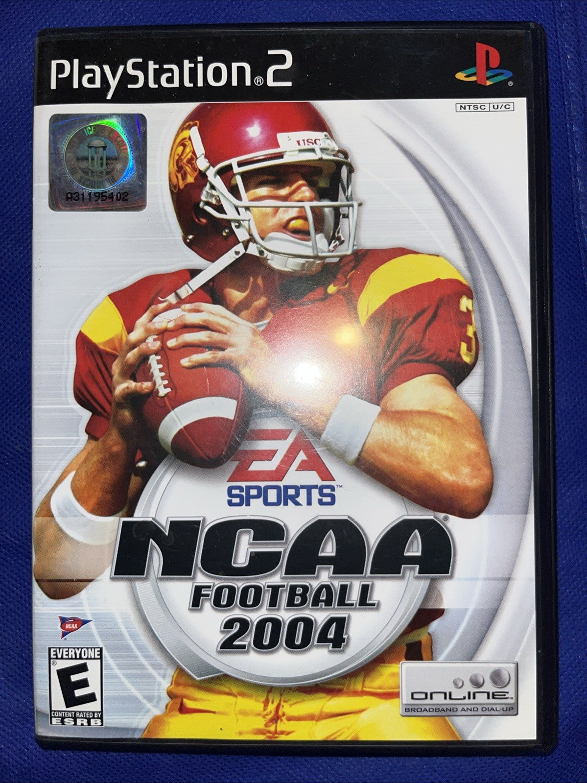 NCAA Football 2004 (PS2) Original Case + Tested Disc