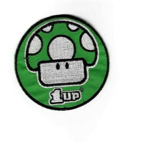 Super Mario Brothers Green Toad Mushroom Patch - Brand New