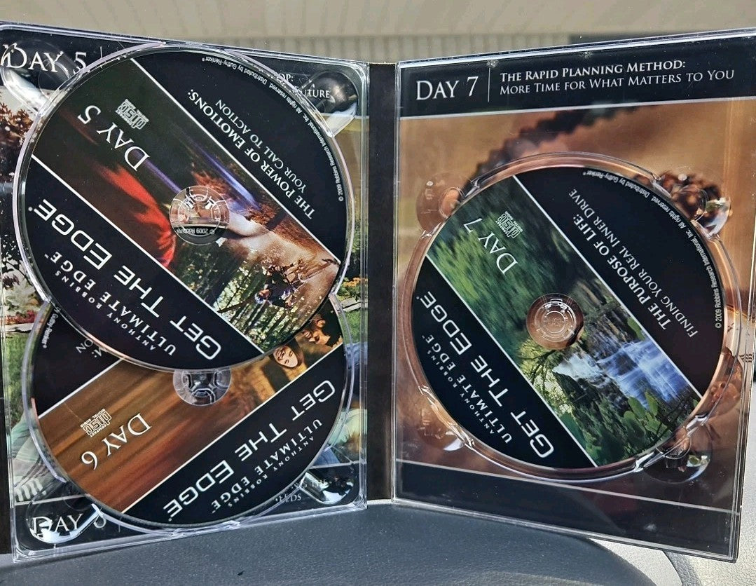 Anthony Robbins3 Part Set 22 CDs Inner Strength Get the Edge Personal Power