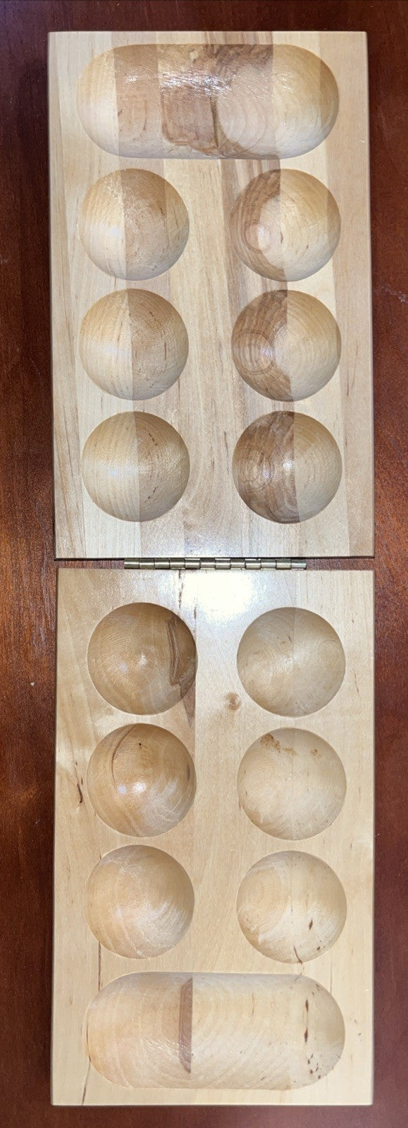 Wooden Mancala Folding Board Game - REPLACEMENT BOARD ONLY - Kids/Family Game
