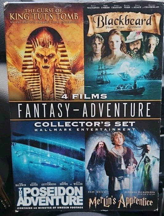 Fantasy Adventure 4 Films Collector's Set Hallmark Entertainment Echo Bridge