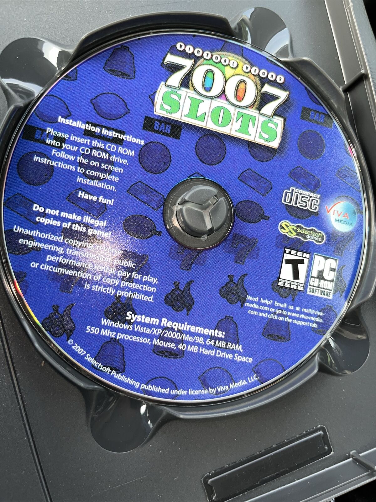 Virtual Vegas: 7007 Slots (PC, 2007)