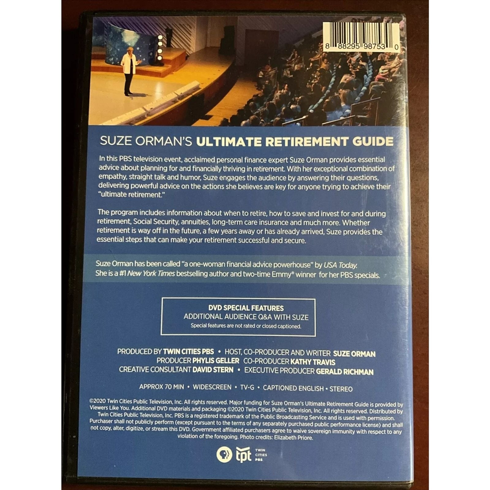 Suze Orman's Ultimate Retirement Guide (DVD) Factory Sealed