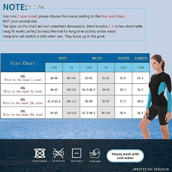 GoldFin Wetsuit Jacket for Women 2mm Neoprene Long Sleeve Front Zip BRAND NEW