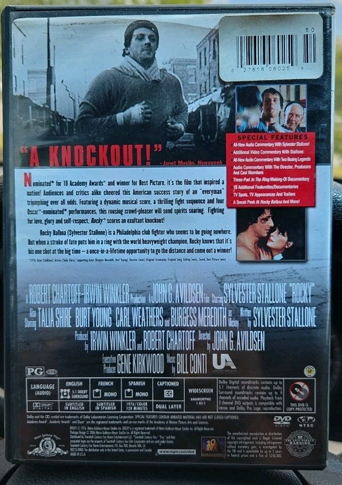 Rocky (DVD, 2009, 2-Disc Set, Collectors Edition) Sealed