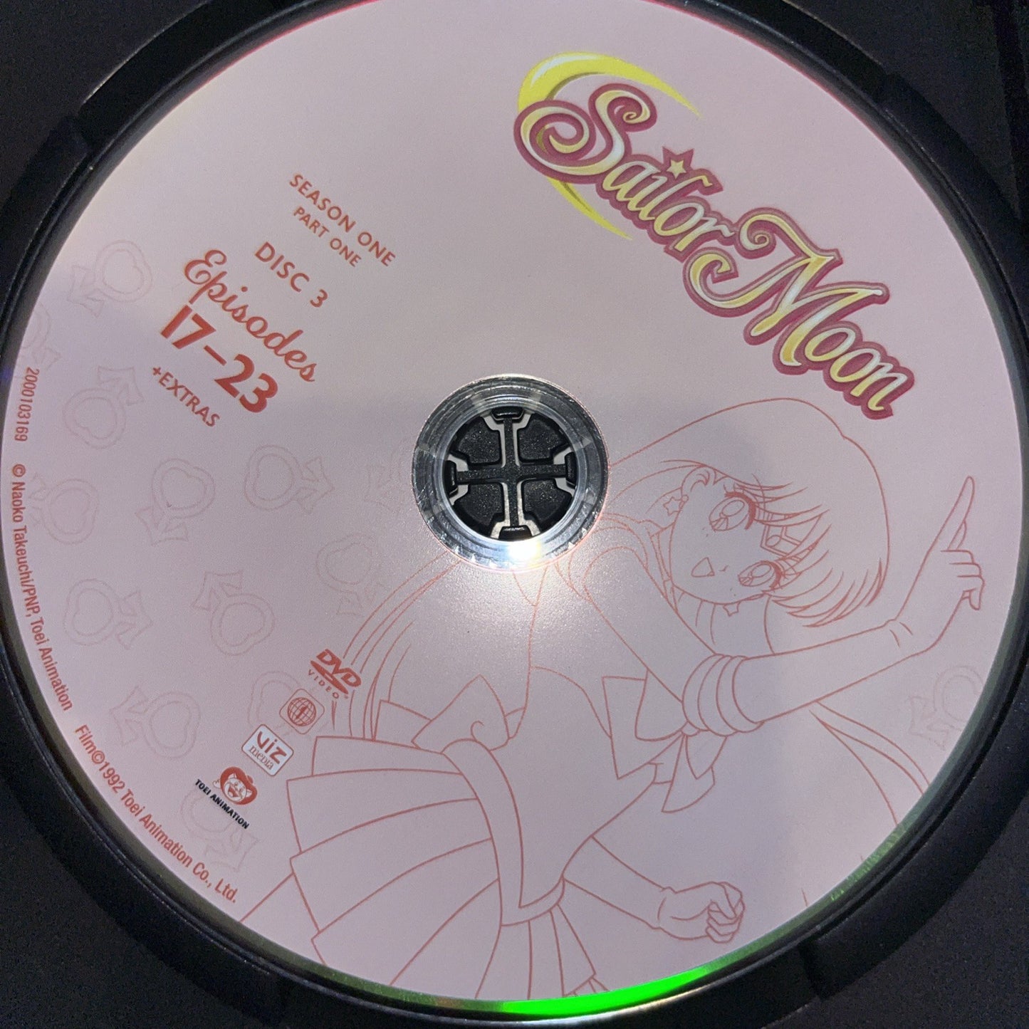 Sailor Moon Set 1 (DVD, 1992) Missing Disc One. Tested.